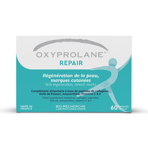 Oxyprolane® Repair – Régénération de la peau, vergetures Regeneración de la piel, Estrías