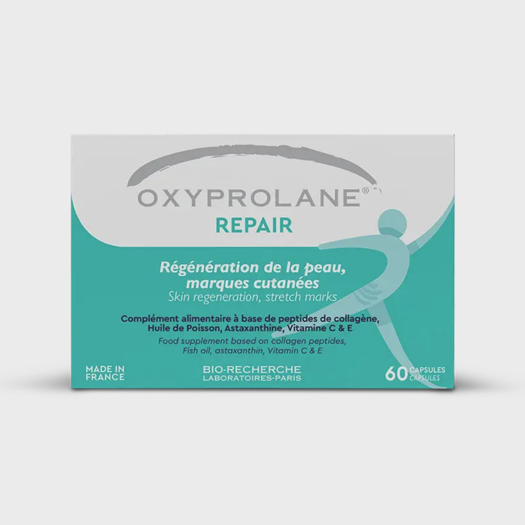 Oxyprolane® Repair – Régénération de la peau, vergetures Regeneración de la piel, Estrías